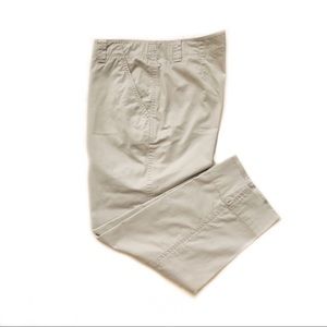 Tommy Bahama Khaki Capri cropped pants Sz 6